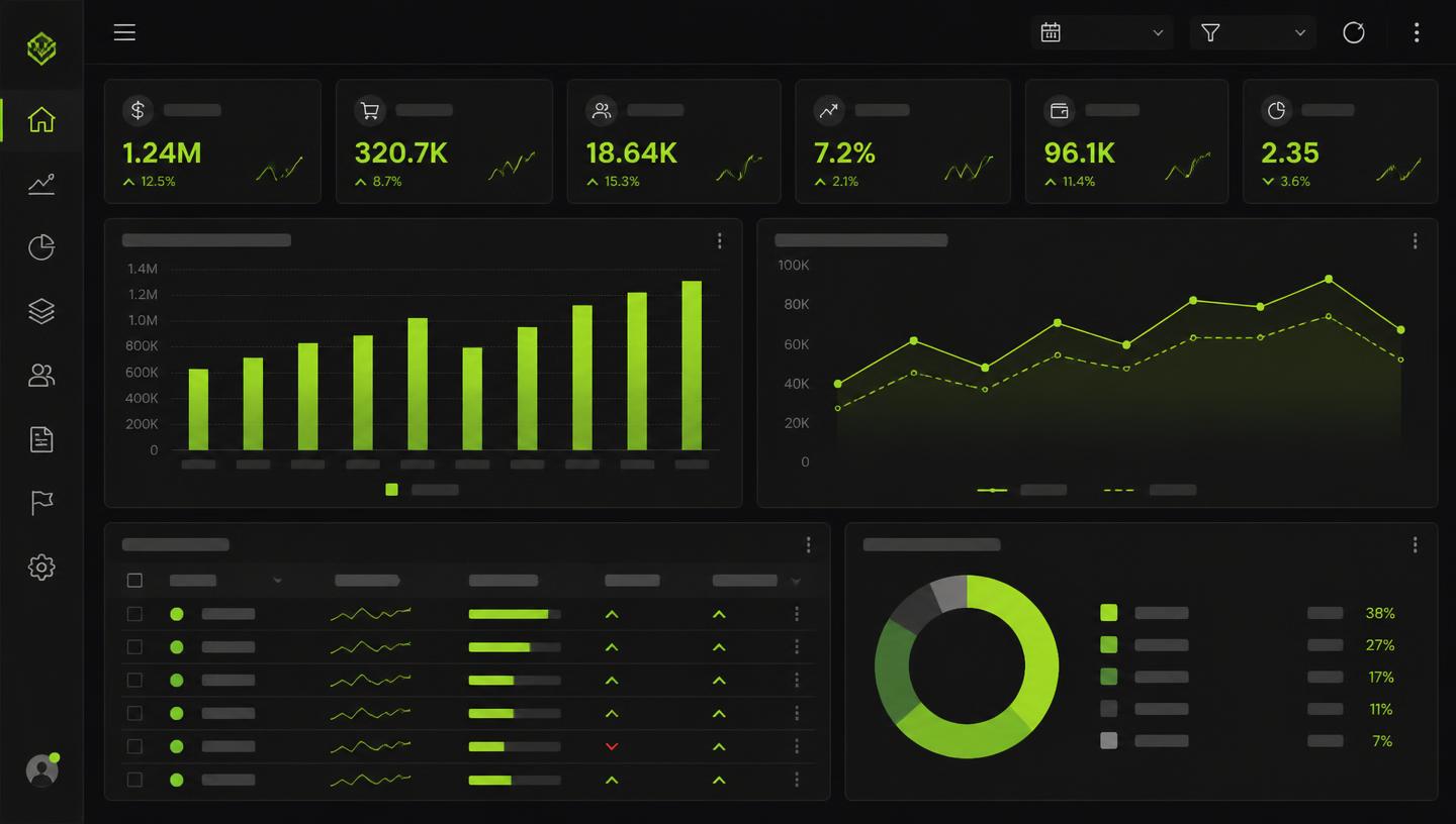 InsightStream Dashboard — Business Systems interface built by Kinect Smart Tech