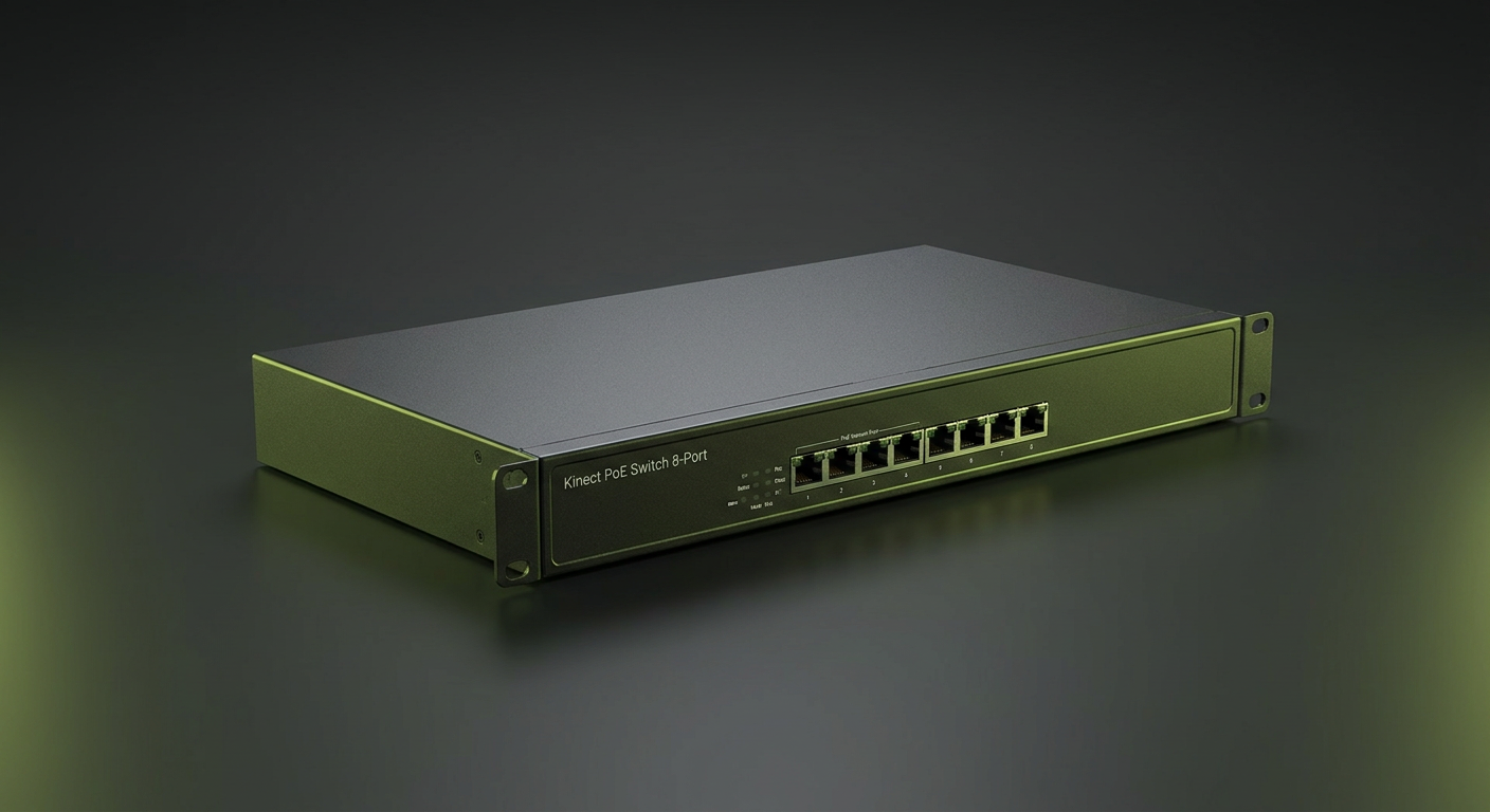 Kinect PoE Switch 8-Port